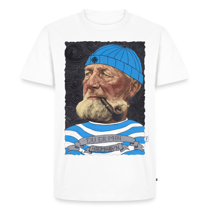 Poul Sømand - Premium Herre T-shirt - Herre premium T-shirt - hvid - Dajlig