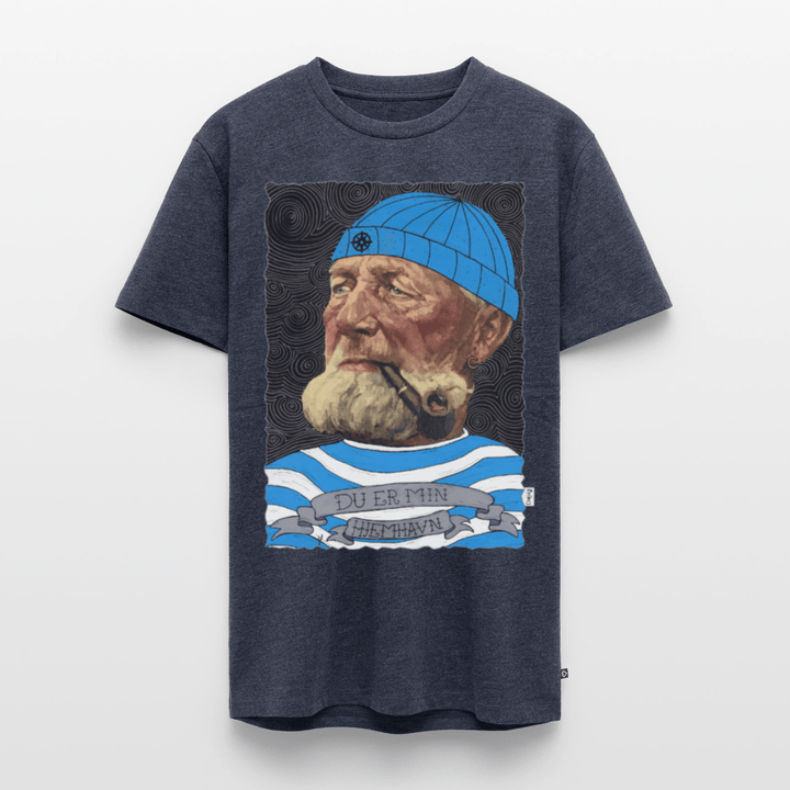 Poul Sømand - Premium Herre T-shirt - Herre premium T-shirt - jeansblå - Dajlig