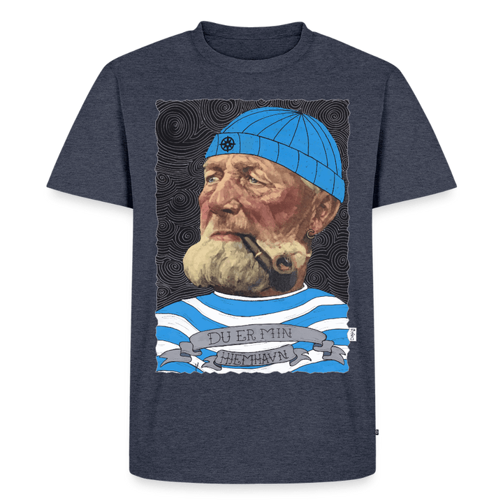 Poul Sømand - Premium Herre T-shirt - Herre premium T-shirt - jeansblå - Dajlig
