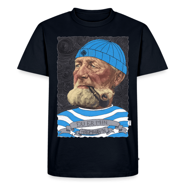 Poul Sømand - Premium Herre T-shirt - Herre premium T-shirt - navy - Dajlig