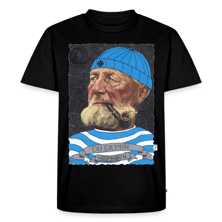 Poul Sømand - Premium Herre T-shirt - Herre premium T-shirt - sort - Dajlig