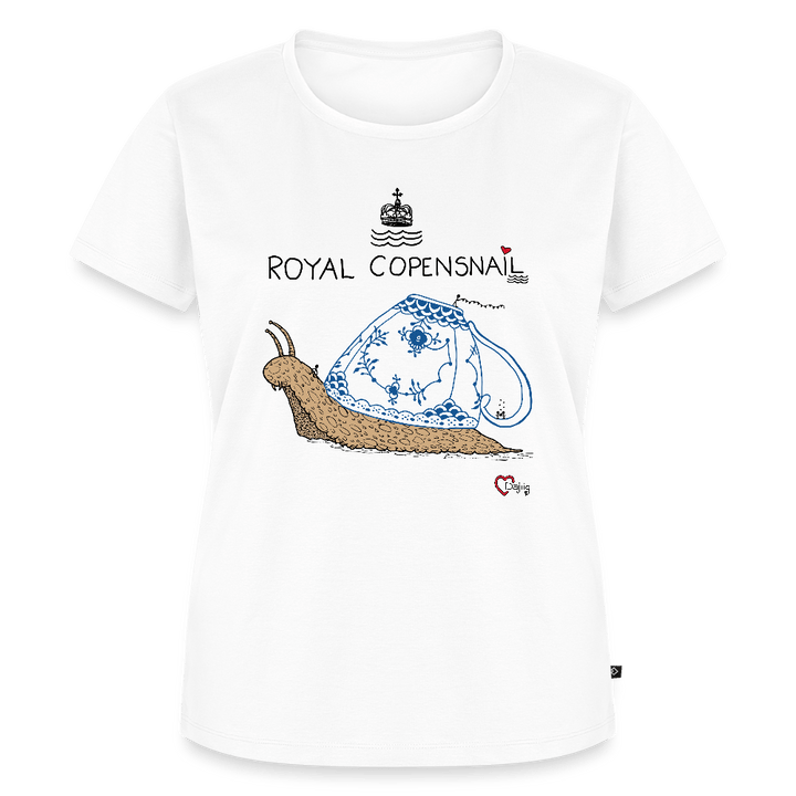 Royal Copensnail - Eksklusiv Dame T-shirt - Dame premium T-shirt - hvid - Dajlig