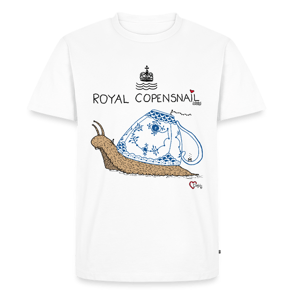 Royal Copensnail - Eksklusiv Herre T-shirt - Herre premium T-shirt - hvid - Dajlig