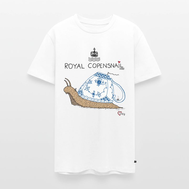 Royal Copensnail - Eksklusiv Herre T-shirt - Herre premium T-shirt - hvid - Dajlig