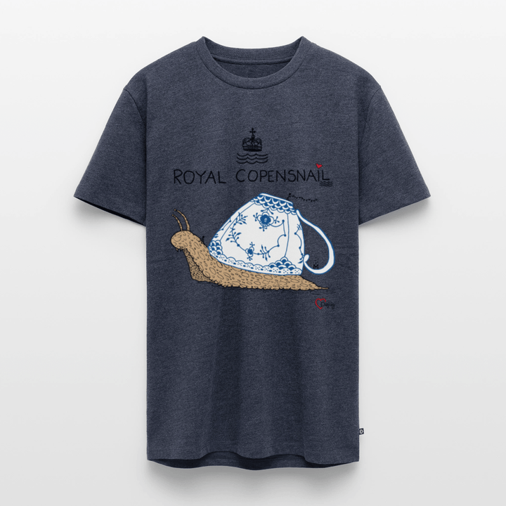 Royal Copensnail - Eksklusiv Herre T-shirt - Herre premium T-shirt - jeansblå - Dajlig