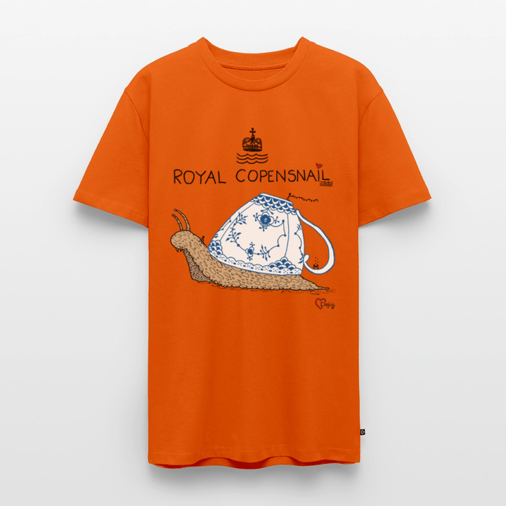 Royal Copensnail - Eksklusiv Herre T-shirt - Herre premium T-shirt - orange - Dajlig
