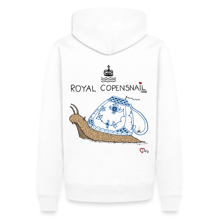Royal Copensnail - Herre Hættetrøje - Herre Premium hættetrøje - hvid - Dajlig