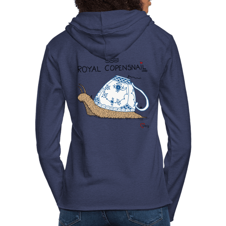 Royal Copensnail - Let Unisex hættetrøje - Let sweatshirt med hætte, unisex - grå meleret - Dajlig