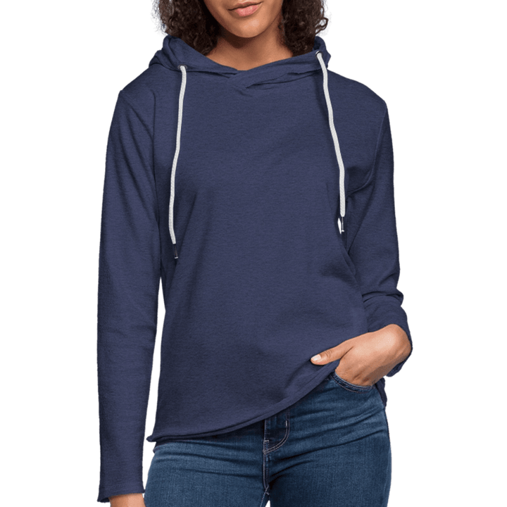 Royal Copensnail - Let Unisex hættetrøje - Let sweatshirt med hætte, unisex - marineblå meleret - Dajlig