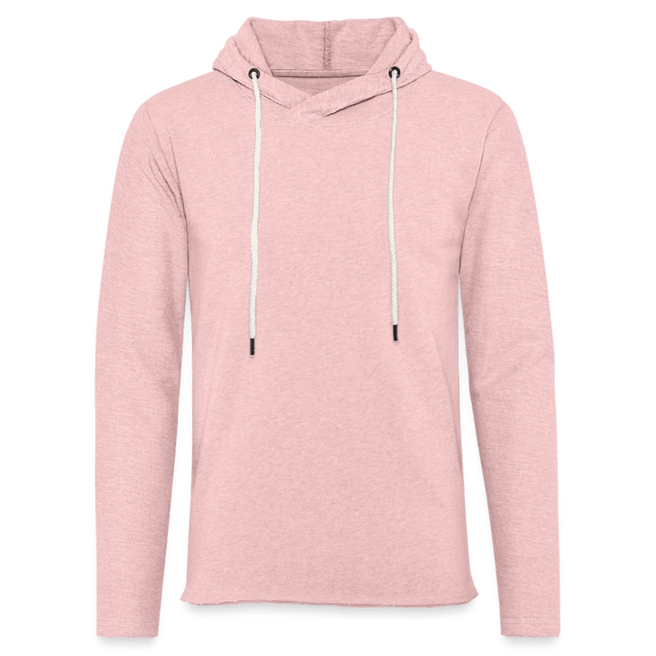 Royal Copensnail - Let Unisex hættetrøje - Let sweatshirt med hætte, unisex - rosa - creme meleret - Dajlig