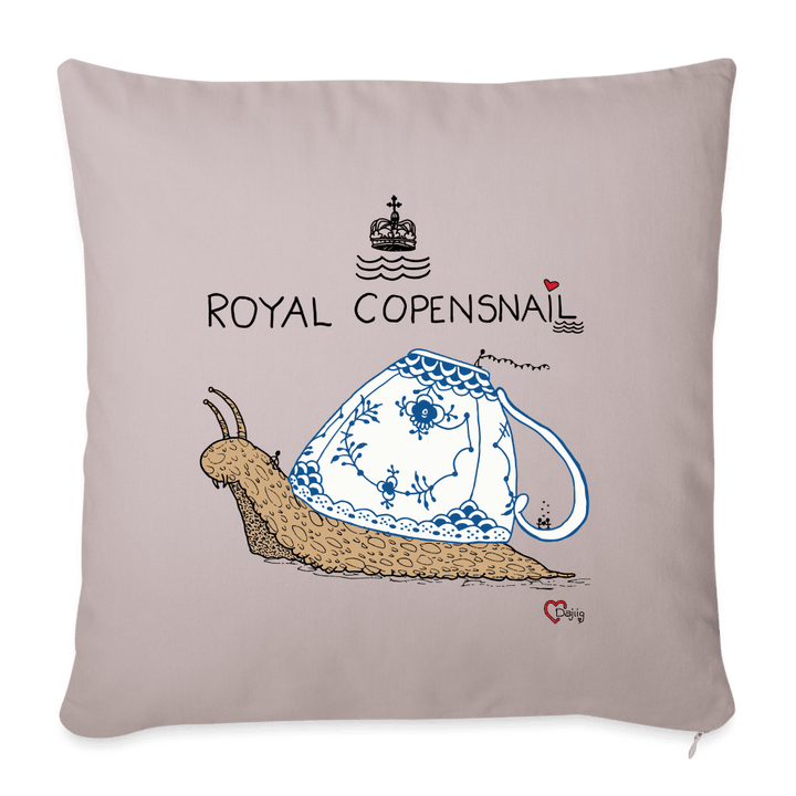 Royal Copensnail - Sofapude betræk - Pudebetræk 45 x 45 cm - Lys beige - Dajlig.dk