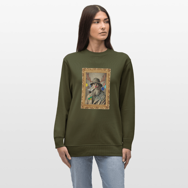 Rudolf Hjort - Kraftig Unisex Sweatshirt - Stanley/Stella økologisk unisex - sweatshirt CHANGER - burgunder - rød - Dajlig