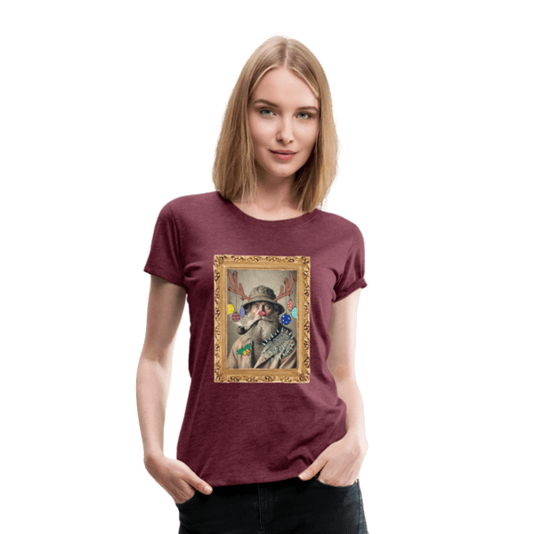 Rudolf Hjort - Premium Dame T-shirt - Dame premium T-shirt - charcoal - Dajlig