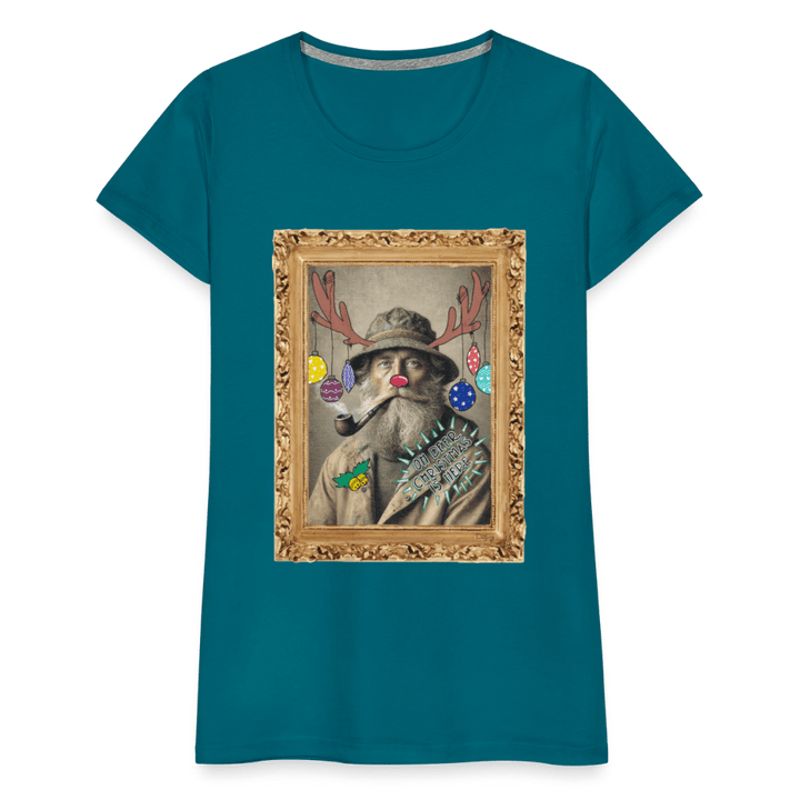 Rudolf Hjort - Premium Dame T-shirt - Dame premium T-shirt - divablå - Dajlig.dk