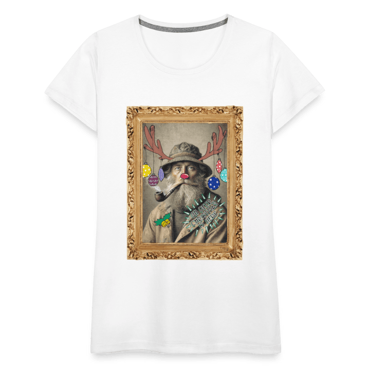 Rudolf Hjort - Premium Dame T-shirt - Dame premium T-shirt - hvid - Dajlig.dk