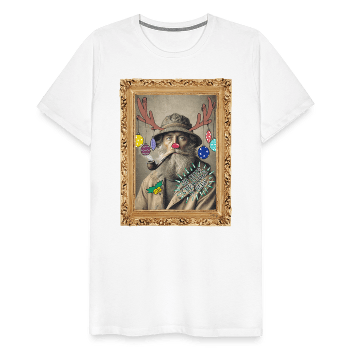 Rudolf Hjort - Premium Herre T-shirt - Herre premium T-shirt - hvid - Dajlig.dk