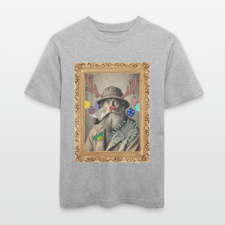 Rudolf Hjort - Unisex T-shirt - Stanley/Stella Relaxed Fit økologisk unisex - T-shirt Sparker - grå meleret - Dajlig.dk