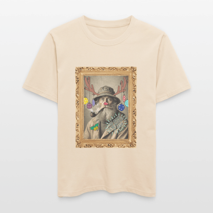 Rudolf Hjort - Unisex T-shirt - Stanley/Stella Relaxed Fit økologisk unisex - T-shirt Sparker - hvid grå - Dajlig