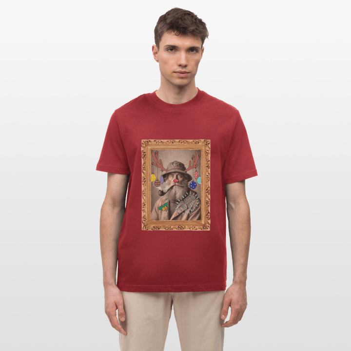 Rudolf Hjort - Unisex T-shirt - Stanley/Stella Relaxed Fit økologisk unisex - T-shirt Sparker - hvid - Dajlig
