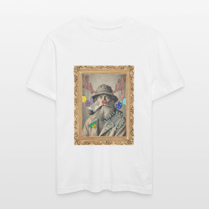 Rudolf Hjort - Unisex T-shirt - Stanley/Stella Relaxed Fit økologisk unisex - T-shirt Sparker - hvid - Dajlig