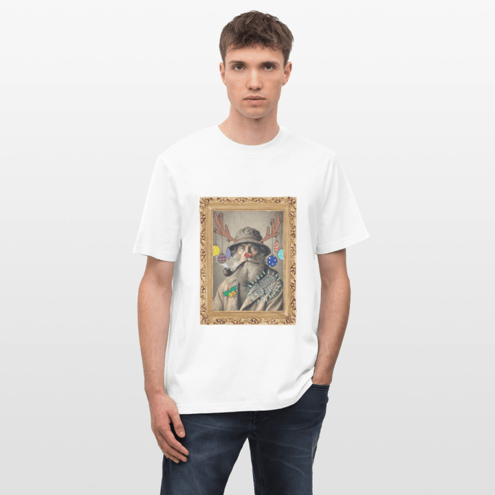 Rudolf Hjort - Unisex T-shirt - Stanley/Stella Relaxed Fit økologisk unisex - T-shirt Sparker - hvid - Dajlig