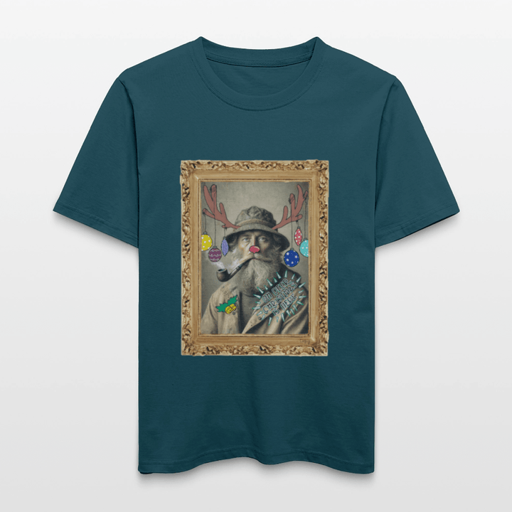 Rudolf Hjort - Unisex T-shirt - Stanley/Stella Relaxed Fit økologisk unisex - T-shirt Sparker - mørk petrol - Dajlig
