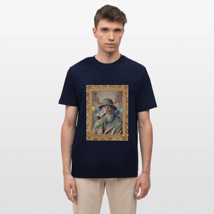 Rudolf Hjort - Unisex T-shirt - Stanley/Stella Relaxed Fit økologisk unisex - T-shirt Sparker - navy - Dajlig