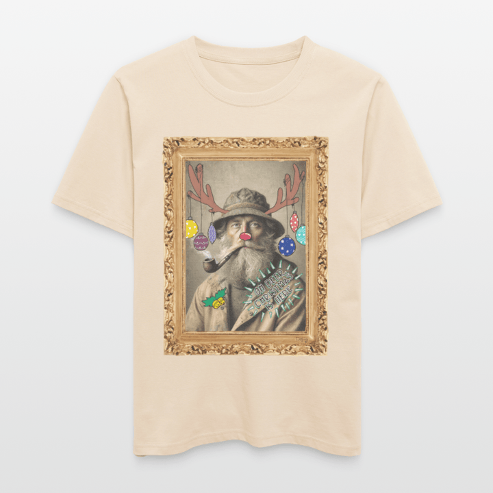 Rudolf Hjort - Unisex T-shirt - Stanley/Stella Relaxed Fit økologisk unisex - T-shirt Sparker - råhvid - Dajlig.dk