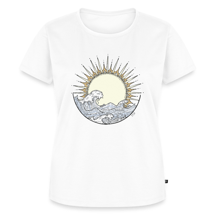 Solopgang - Eksklusiv Dame T-shirt - Dame premium T-shirt - hvid - Dajlig