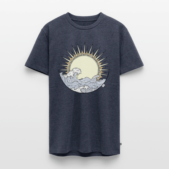 Solopgang - Eksklusiv Herre T-shirt - Herre premium T-shirt - jeansblå - Dajlig