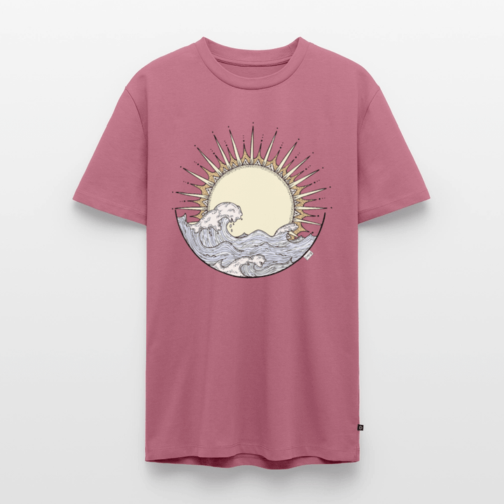 Solopgang - Eksklusiv Herre T-shirt - Herre premium T-shirt - mauve - Dajlig