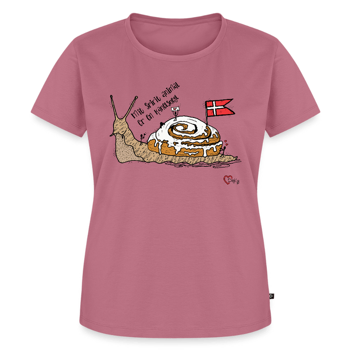 Spirit Animal Kanelsnegl - Eksklusiv Dame T-shirt - Dame premium T-shirt - mauve - Dajlig