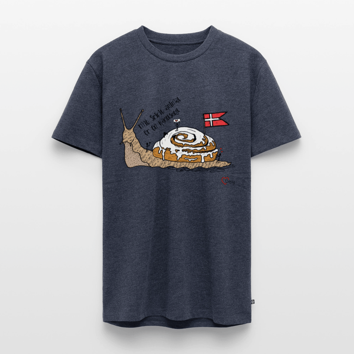 Spirit Animal Kanelsnegl - Eksklusiv Herre T-shirt - Herre premium T-shirt - jeansblå - Dajlig