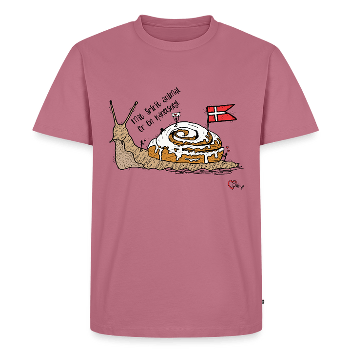 Spirit Animal Kanelsnegl - Eksklusiv Herre T-shirt - Herre premium T-shirt - mauve - Dajlig