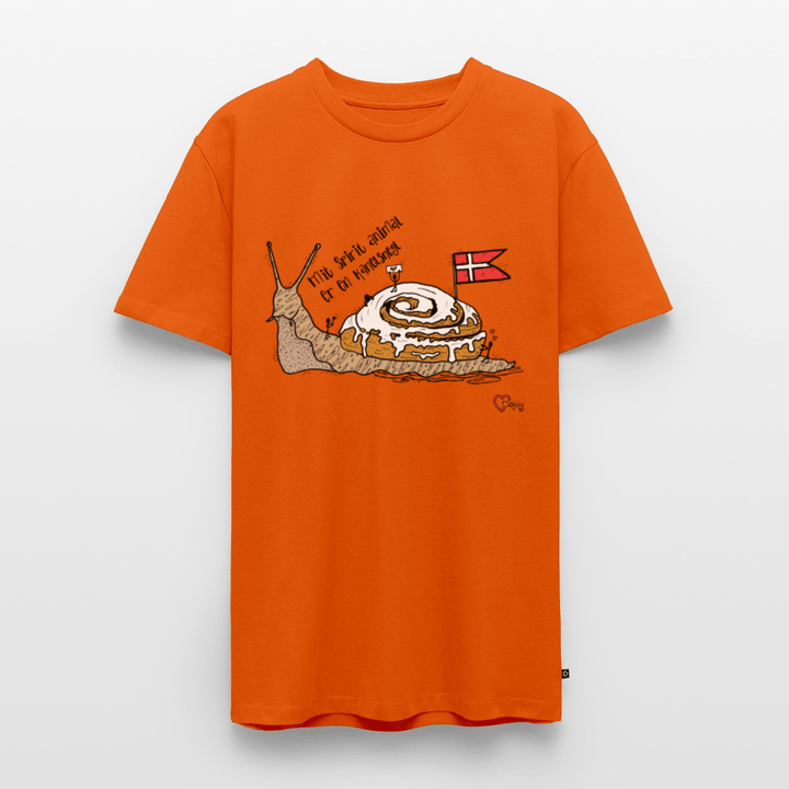 Spirit Animal Kanelsnegl - Eksklusiv Herre T-shirt - Herre premium T-shirt - orange - Dajlig