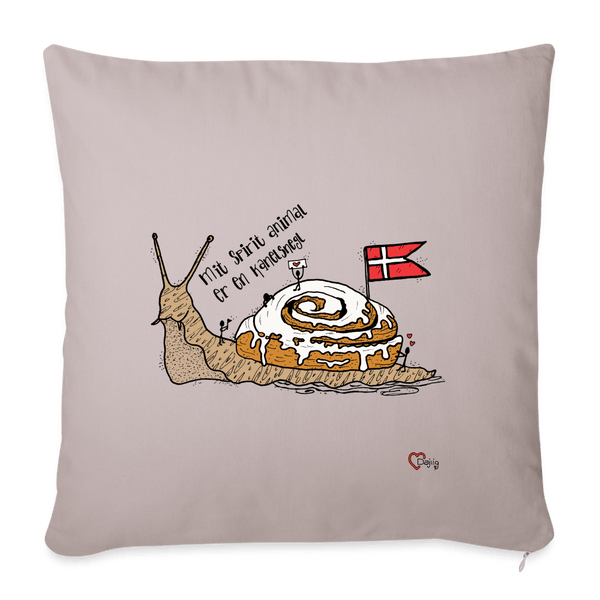 Spirit Animal Kanelsnegl - Sofapude - Sofapude med fyld 44 x 44 cm - Lys beige - Dajlig