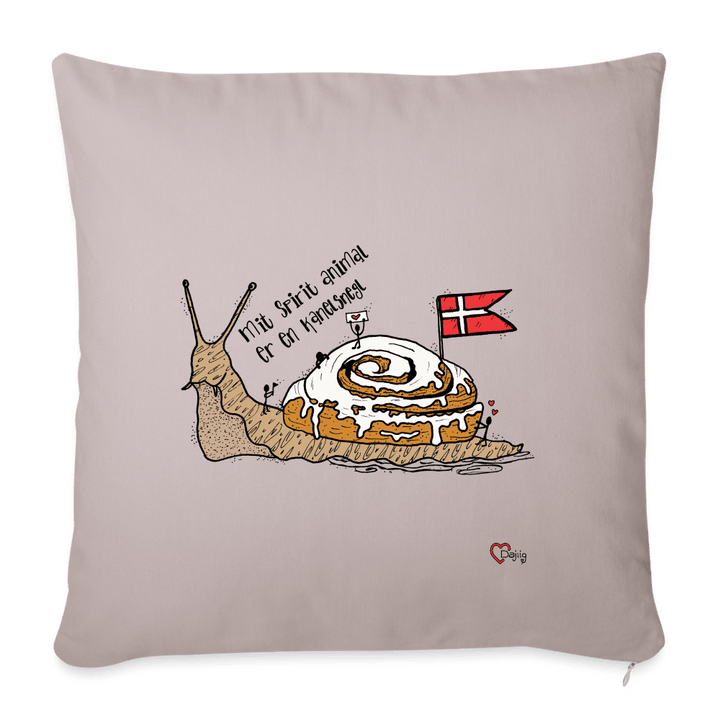 Spirit Animal Kanelsnegl - Sofapude - Sofapude med fyld 44 x 44 cm - Lys beige - Dajlig