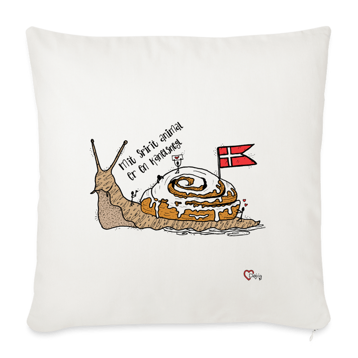 Spirit Animal Kanelsnegl - Sofapude - Sofapude med fyld 44 x 44 cm - naturhvid - Dajlig