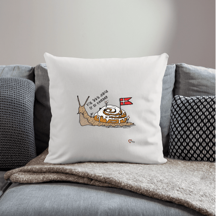 Spirit Animal Kanelsnegl - Sofapude - Sofapude med fyld 44 x 44 cm - naturhvid - Dajlig
