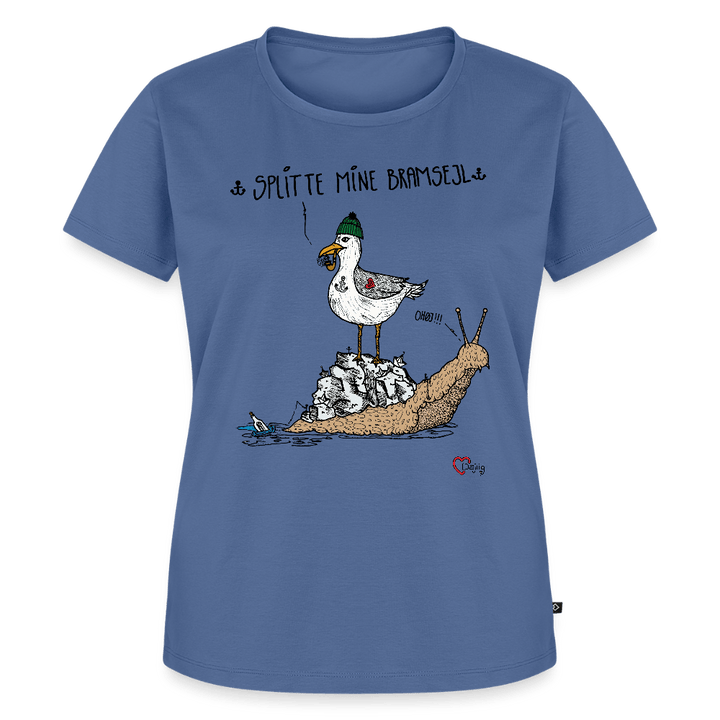 Splitte Mine Bramsejl - Eksklusiv Dame T-shirt - Dame premium T-shirt - dueblå - Dajlig