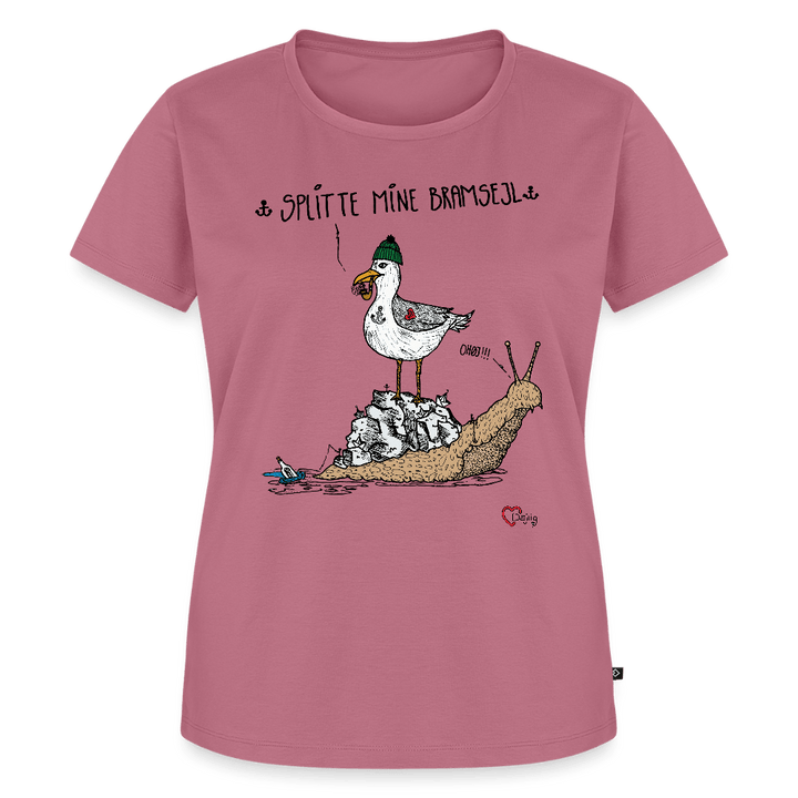 Splitte Mine Bramsejl - Eksklusiv Dame T-shirt - Dame premium T-shirt - mauve - Dajlig