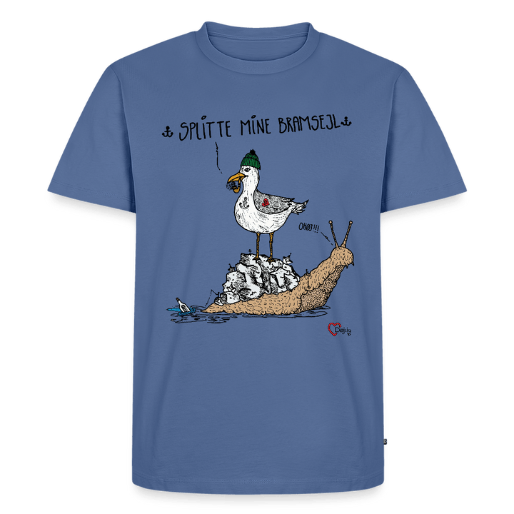 Splitte Mine Bramsejl - Eksklusiv Herre T-shirt - Herre premium T-shirt - dueblå - Dajlig