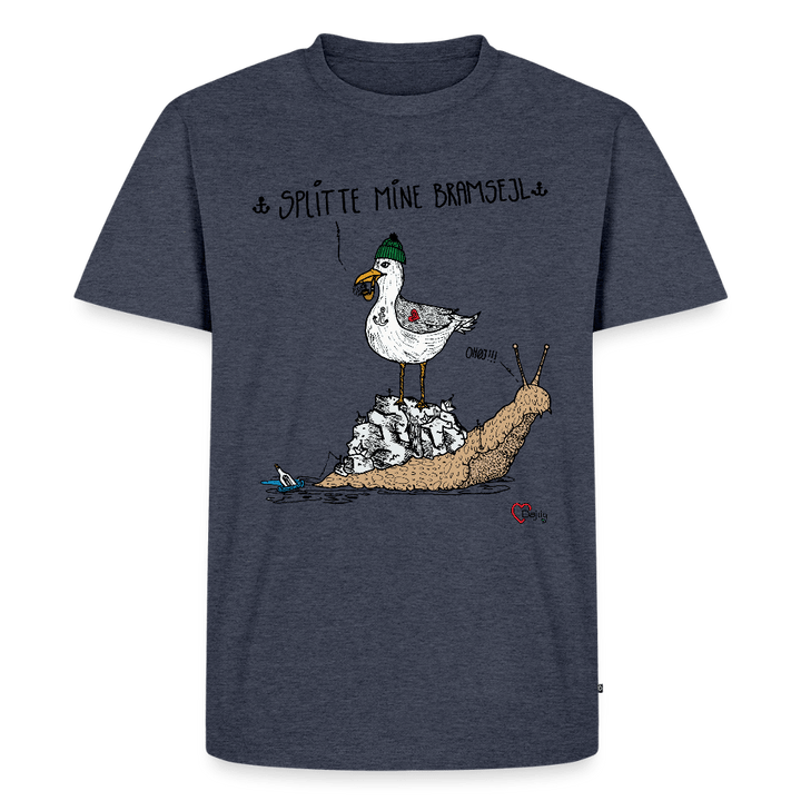 Splitte Mine Bramsejl - Eksklusiv Herre T-shirt - Herre premium T-shirt - jeansblå - Dajlig