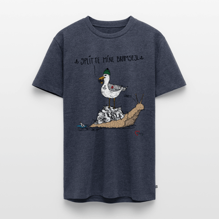 Splitte Mine Bramsejl - Eksklusiv Herre T-shirt - Herre premium T-shirt - jeansblå - Dajlig