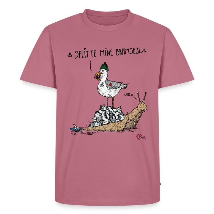 Splitte Mine Bramsejl - Eksklusiv Herre T-shirt - Herre premium T-shirt - mauve - Dajlig