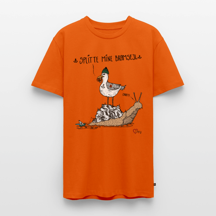 Splitte Mine Bramsejl - Eksklusiv Herre T-shirt - Herre premium T-shirt - orange - Dajlig