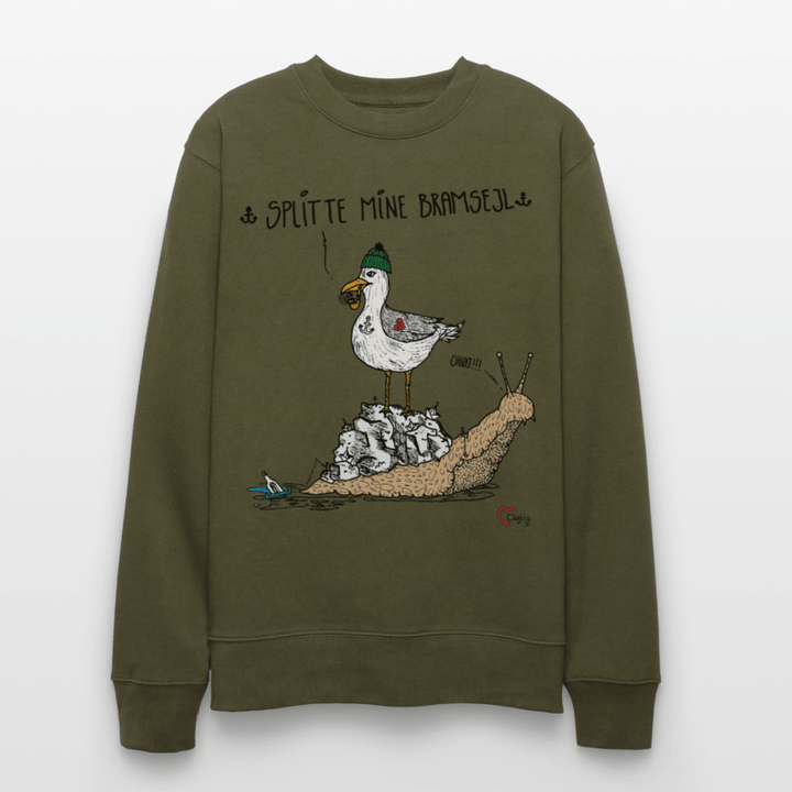 Splitte Mine Bramsejl - Kraftig Unisex Sweatshirt - Stanley/Stella økologisk unisex - sweatshirt CHANGER - khaki - Dajlig.dk