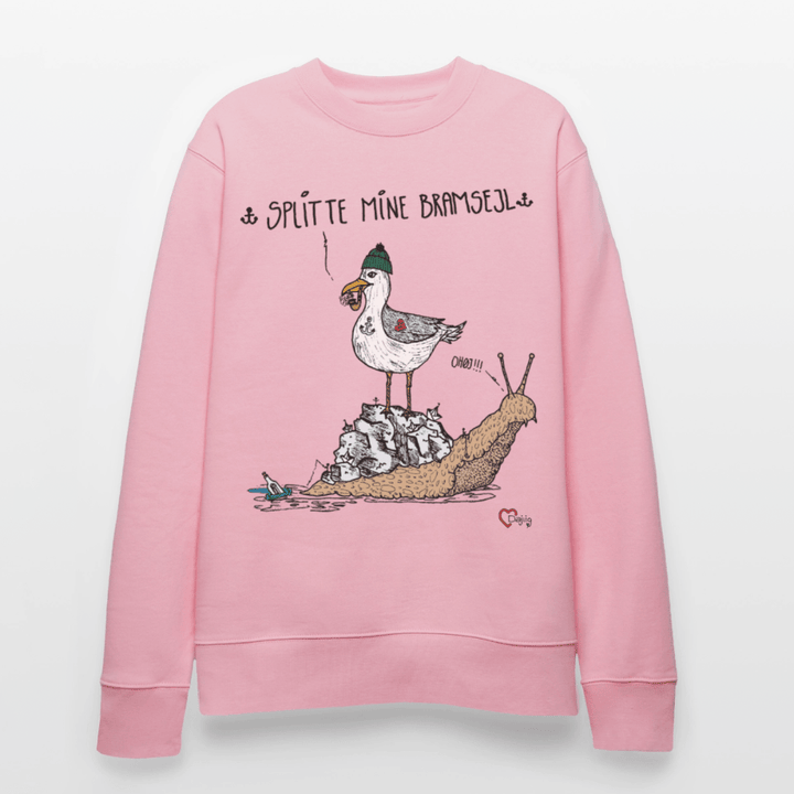 Splitte Mine Bramsejl - Kraftig Unisex Sweatshirt - Stanley/Stella økologisk unisex - sweatshirt CHANGER - lys rosa - Dajlig.dk