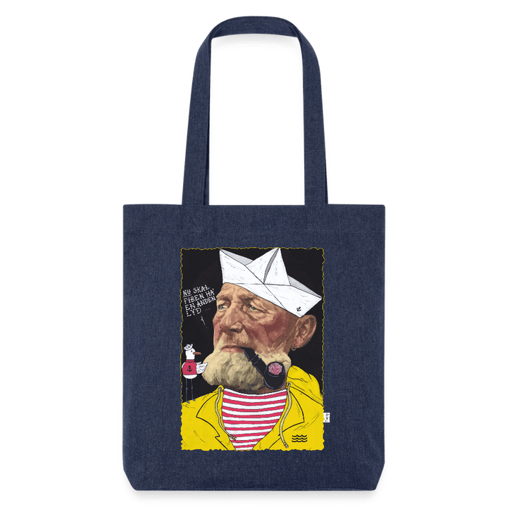 Styrmand Karlsen - Kraftig mulepose i genbrugsstof - Stanley/Stella heavyweight recycled mulepose - melange blue - Dajlig