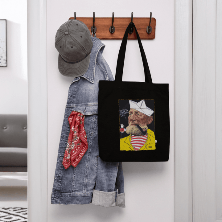 Styrmand Karlsen - Kraftig mulepose i genbrugsstof - Stanley/Stella heavyweight recycled mulepose - sort - Dajlig